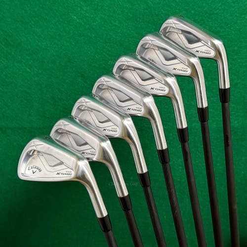 Callaway X Forged Max '25 4-PW Iron Set Cypher Sixty 6.0 Graphite Stiff