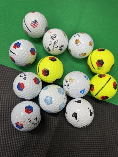 12 Near Mint AAAA Callaway Chrome Soft Truvis Used Golf Balls...Asst. Pix