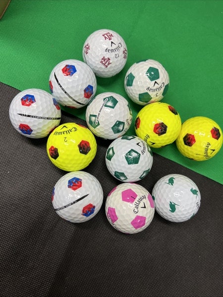 12 Near Mint AAAA Callaway Chrome Soft Truvis Used Golf Balls...Asst. Pix