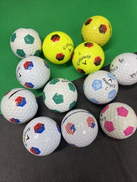 12 Near Mint AAAA Callaway Chrome Soft Truvis Used Golf Balls...Asst. Pix