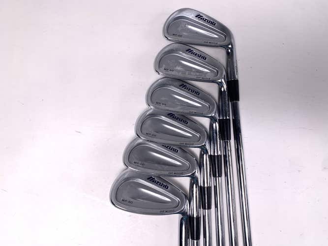 Mizuno MP 60 Iron Set 4-PW Dynamic Gold S300 Stiff Steel Mens RH- No 5i