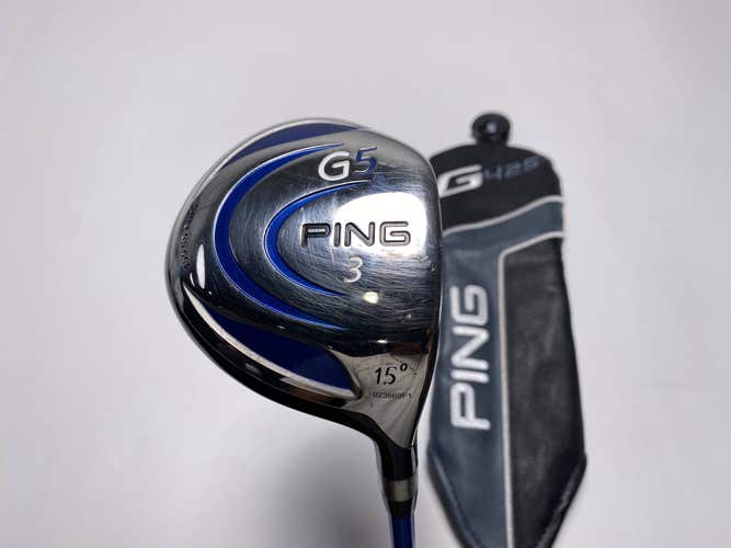Ping G5 3 Fairway Wood 15* Grafalloy ProLaunch Blue 75g Stiff RH HC