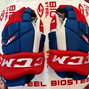 Brand New Pro Stock CCM HGTKXP NHL Montreal Canadiens Gloves 13” Digital Palms