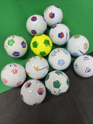 12 Near Mint AAAA Callaway Chrome Soft Truvis Used Golf Balls...Asst. Pix