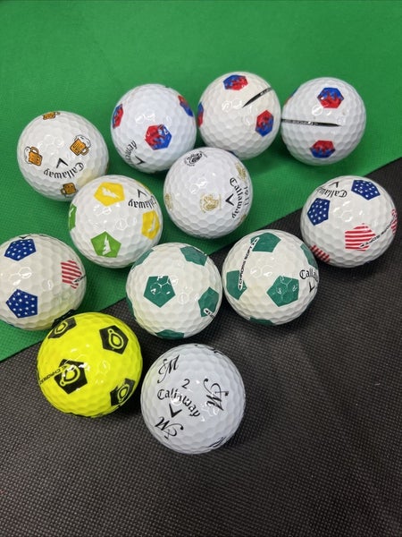 12 Near Mint AAAA Callaway Chrome Soft Truvis Used Golf Balls...Asst. Pix