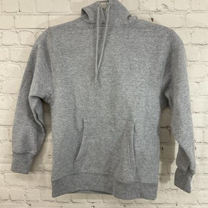 Adidas 119208 Youth's Performance Hooded Sweatshirt Heather Grey Small