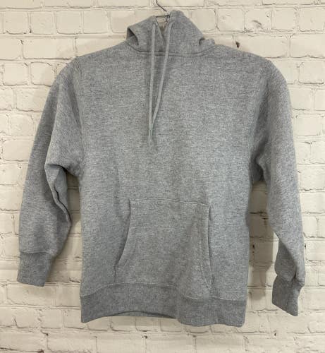 Adidas 119208 Youth's Performance Hooded Sweatshirt Heather Grey Small