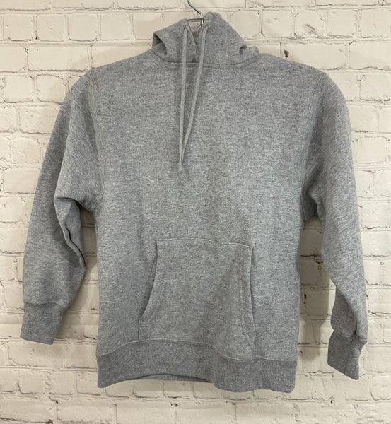 Adidas 119208 Youth's Performance Hooded Sweatshirt Heather Grey Small