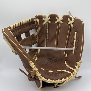 Rawlings D1275HDBC 12.75" Leather Baseball Glove RH Premium Series Broken Lace
