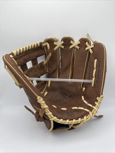 Rawlings D1275HDBC 12.75" Leather Baseball Glove RH Premium Series Broken Lace