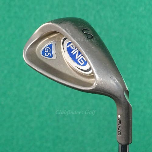 Ping G5 White Dot SW Sand Wedge Factory Cushin CS Lite Steel Stiff