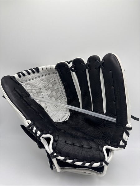 Mizuno 12.5" Supreme Series Fastpitch Glove White Black Right Hand Throw Leather