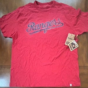 Texas Rangers 47 brand T-Shirt Adult Size XL New With Tags