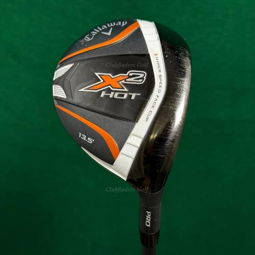 Callaway X2 Hot Pro Fairway Wood 13.5 3 Aldila Tour Green ATX75 Graphite Stiff