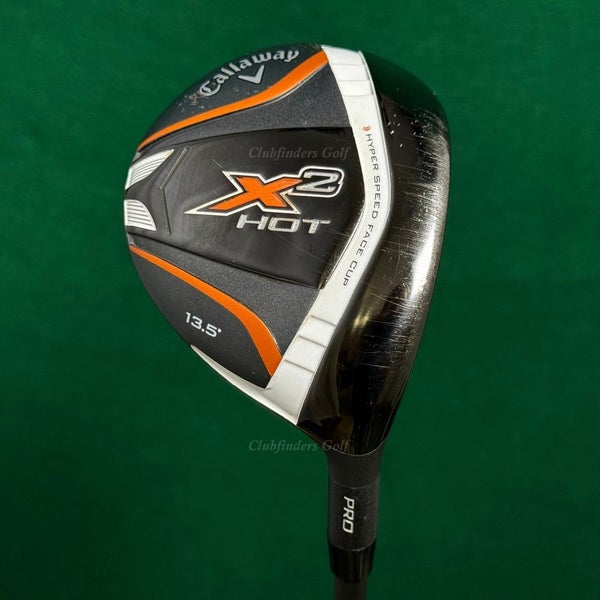Callaway X2 Hot Pro Fairway Wood 13.5 3 Aldila Tour Green ATX75 Graphite Stiff