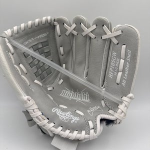Rawlings 10.5'' Highlight Series Softball Glove HFP105GW All leather Basket Web