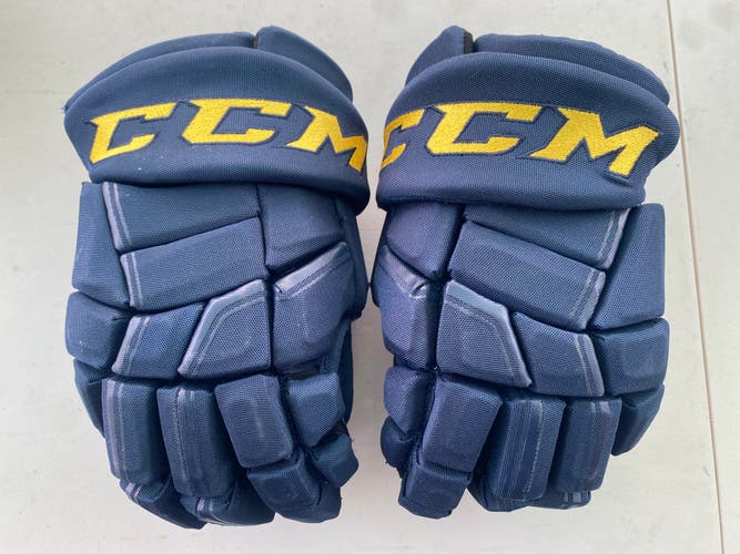 CCM HGQL QuickLite Pro Stock Hockey Gloves 13" BLUES 5144