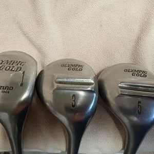 Men's Mizuno Olympic Gold Fairway woods Right Handed Clubs (Full Set) Regular Flex (Used)