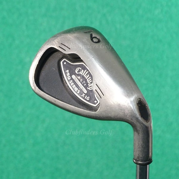 Callaway Steelhead X-16 Pro Series Single 9 Iron Factory Rifle Steel Tour Stiff