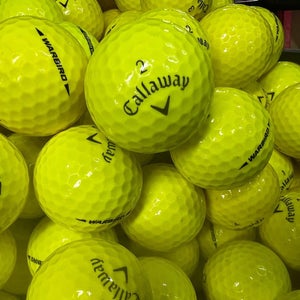 24 Yellow Callaway Warbird  Near Mint AAAA Used Golf Balls