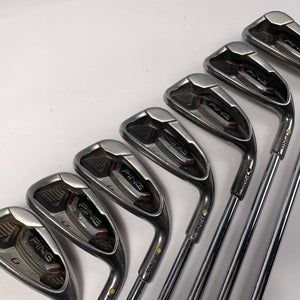 Ping G20 Iron Set 6-PW+GW+SW Yellow Dot CFS Regular Steel Mens RH