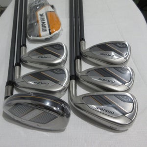 Callaway Mavrik Hybrid Combo Iron Set - 5H, 6-PW - Senior Flex Graphite - NEW