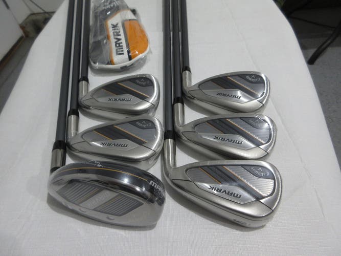 Callaway Mavrik Hybrid Combo Iron Set - 5H, 6-PW - Senior Flex Graphite - NEW