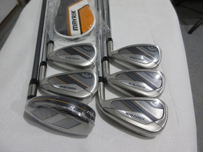 Callaway Mavrik Iron Set - 5H, 6-PW - Regular Flex Graphite & Steel - NEW