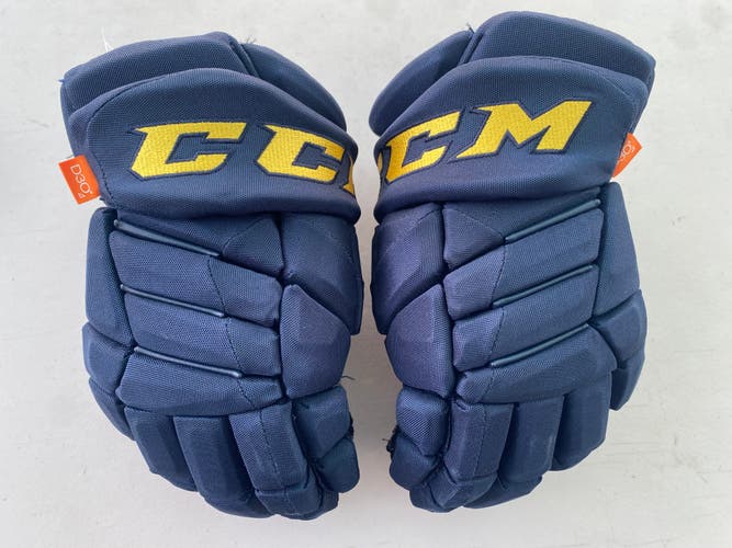 CCM JetSpeed FT1 Pro Stock Hockey Gloves 13” St Louis Blues 47179