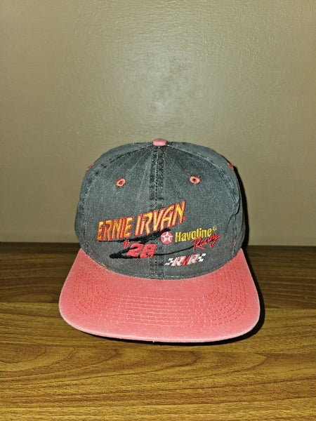 Vintage Ernie Irvan Texaco Havoline Nascar Racing Black Red Sports Hat Snapback