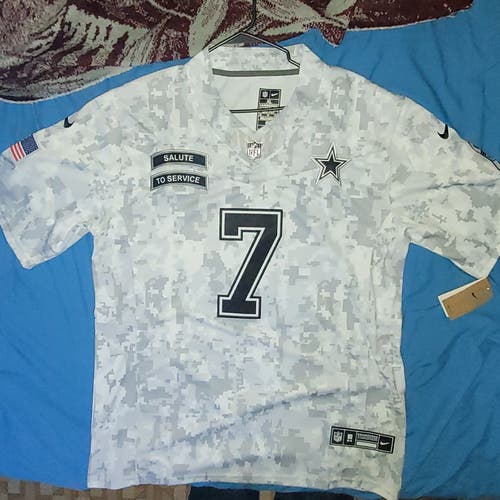 Dallas Cowboys #7 Diggs Arctic Camo Nike Limited F.U.S.E Jersey (new)