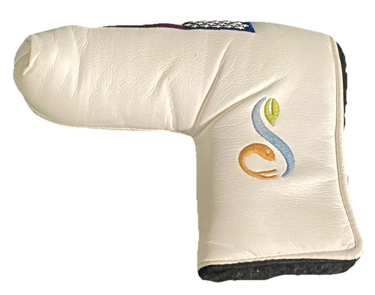 AME Golf Streamsong USA American Flag Blade Putter Headcover Hook-And-Loop Nice