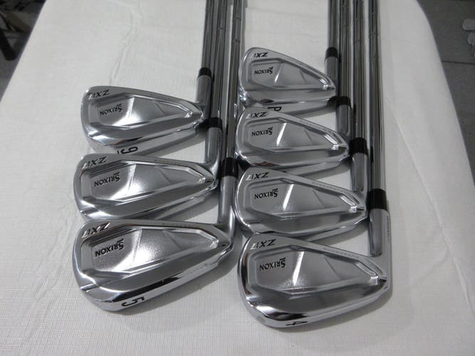 Left-Handed Srixon ZXi7 Iron Set - 4-PW- DG Ti X100 Extra Stiff Steel +0.5" Long