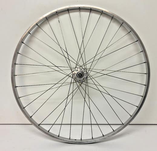 Vintage Araya 36-Steel Spoke Aluminum 27" Front Wheel Sunshine High Flange Hub