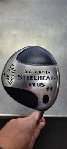 Used Callaway BIG BERTHA STEELHEAD PLUS Mens Driver RH 11.0 Degree 11497-S000152340