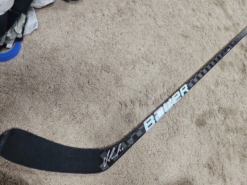 JEFF CARTER 20'21 Signed Pittsburgh Penguins NHL Game Used Hockey Stick COA