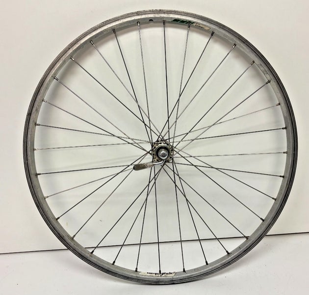 Campagnolo Stheno 32-Spoke Silver Aluminum 26" Front Wheel Shimano Exage Hub