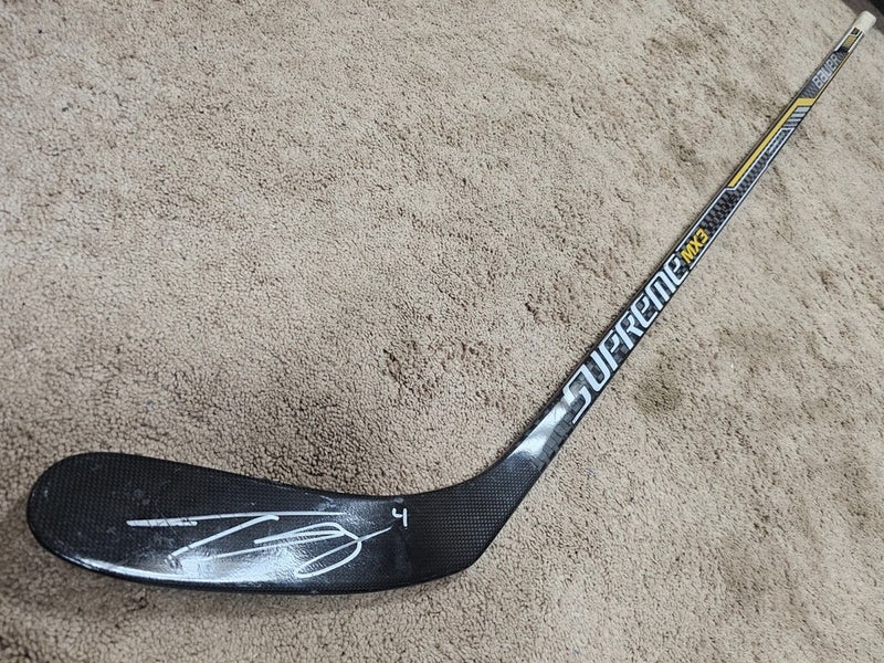 TYSON BARRIE 15'16 Signed Colorado Avalanche NHL Game Used Hockey Stick COA