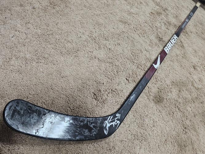 STEVEN STAMKOS 08'09 ROOKIE Signed Tampa Bay Lightning Game Used Hockey Stick