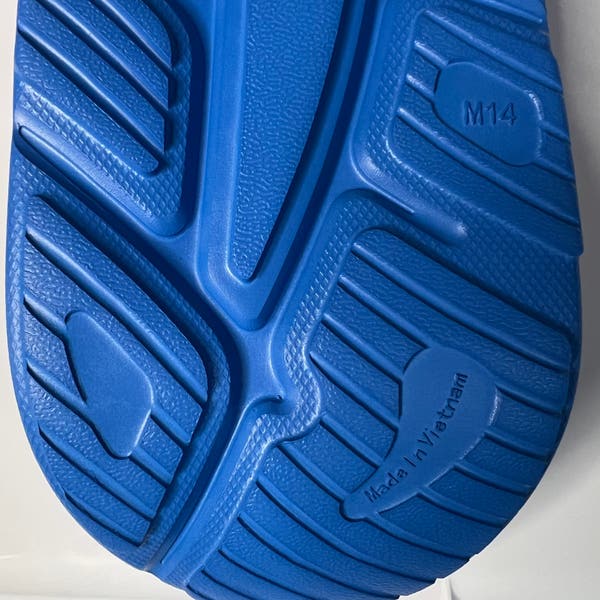 Hoka Ora Recovery Slide 3 Cyclamen Purple Sky Blue Sandal 14  display picture 1