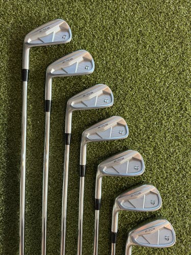Men's TaylorMade P7CB Left Hand Iron Set Extra Stiff Flex Steel Shaft (Used)