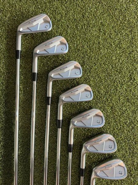 Men's TaylorMade P7CB Left Hand Iron Set Extra Stiff Flex Steel Shaft (Used)
