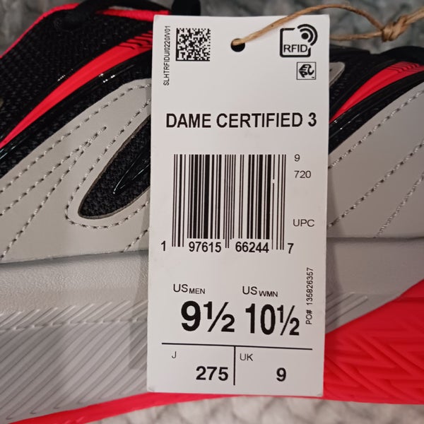 Adidas Dame Certified 3 Low Basketball Shoes Grey Black Red  display picture 3
