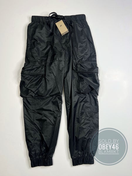 Nike Tech Lined Woven Black Cargo Pants M