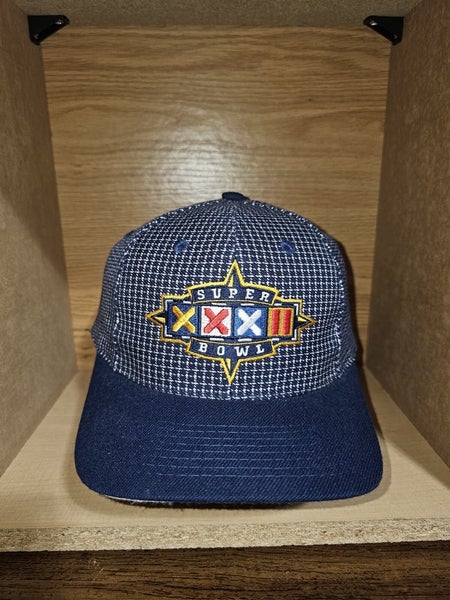 Vintage NFL Super Bowl XXXII Logo Athletic Grid Vtg Sports Strapback Cap Hat