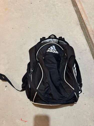SOCCER - Black Soccer Bag - Kids Unisex Small/Medium Size Adidas Backpack (Used)
