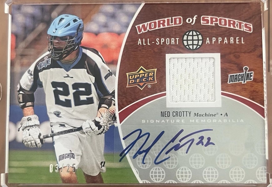 2010 Upper Deck Ned Crotty RC Patch Auto /25 Chicago machine