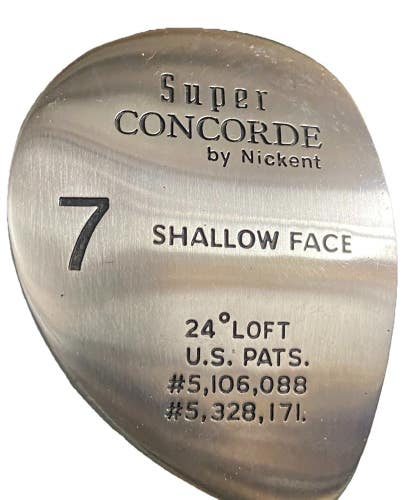 Nickent Super Concord Shallow Face 7 Wood 24* RH Palmer Regular Graphite 40.5"