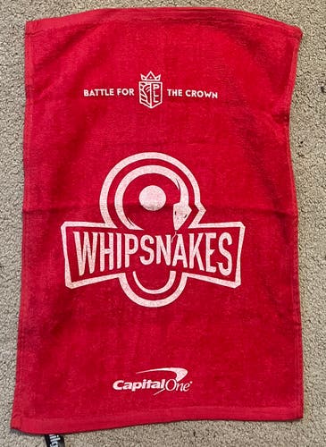 2019 PLL Premier lacrosse league championship game towel Whipsnakes
