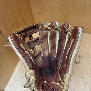 Wilson A2000 RH Outfield Baseball Glove 12.75" (Used)